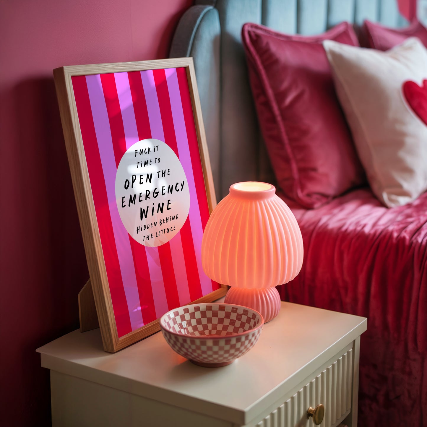 Emergency Wine Print