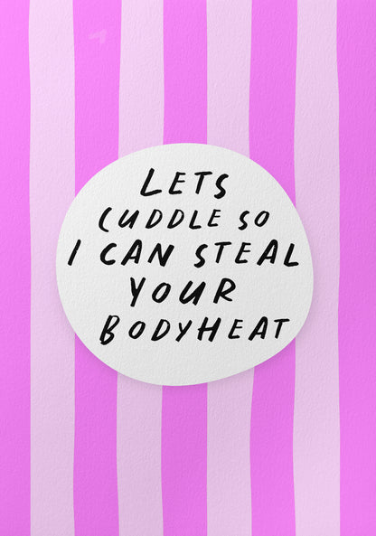 Lets Cuddle Print