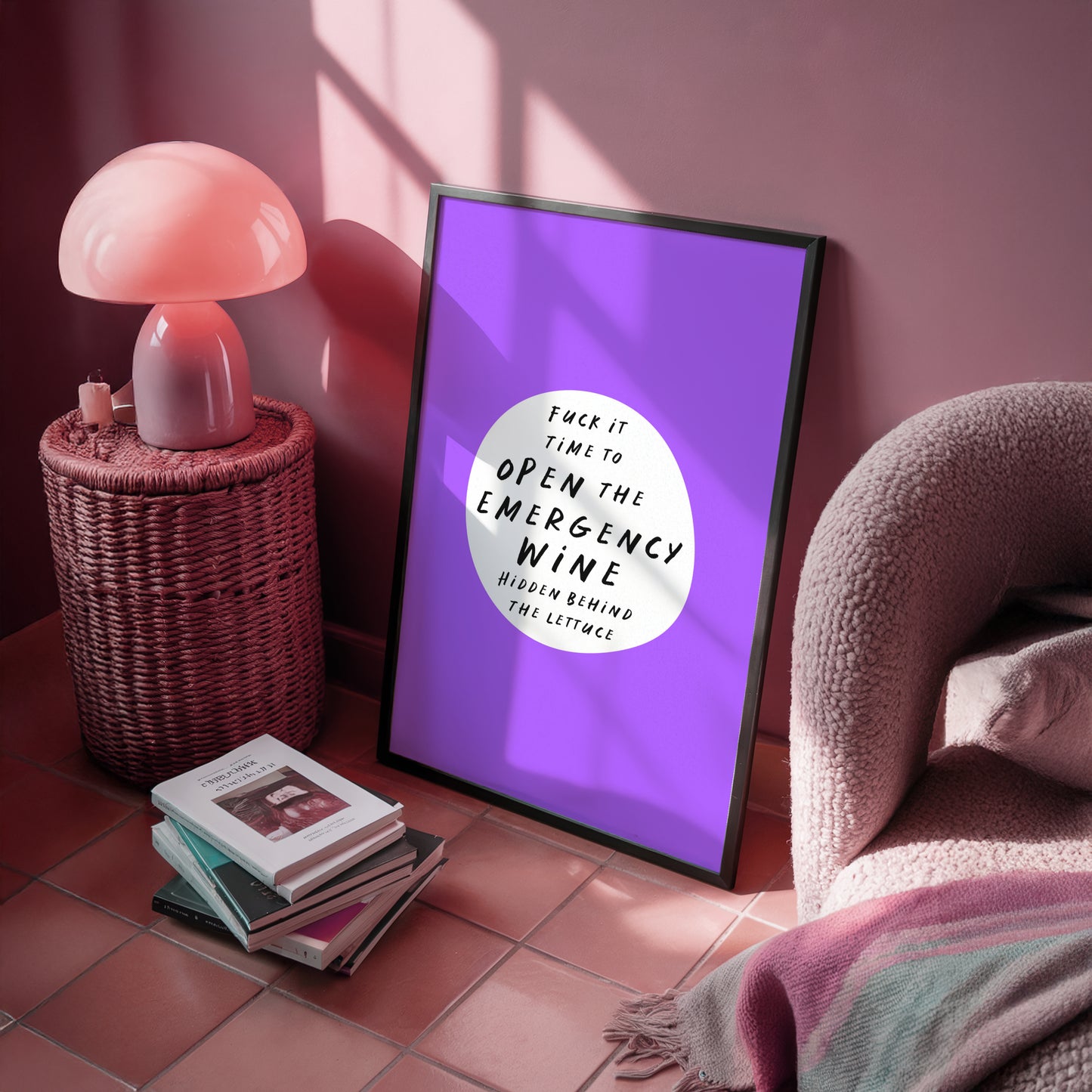 Emergency Wine Print